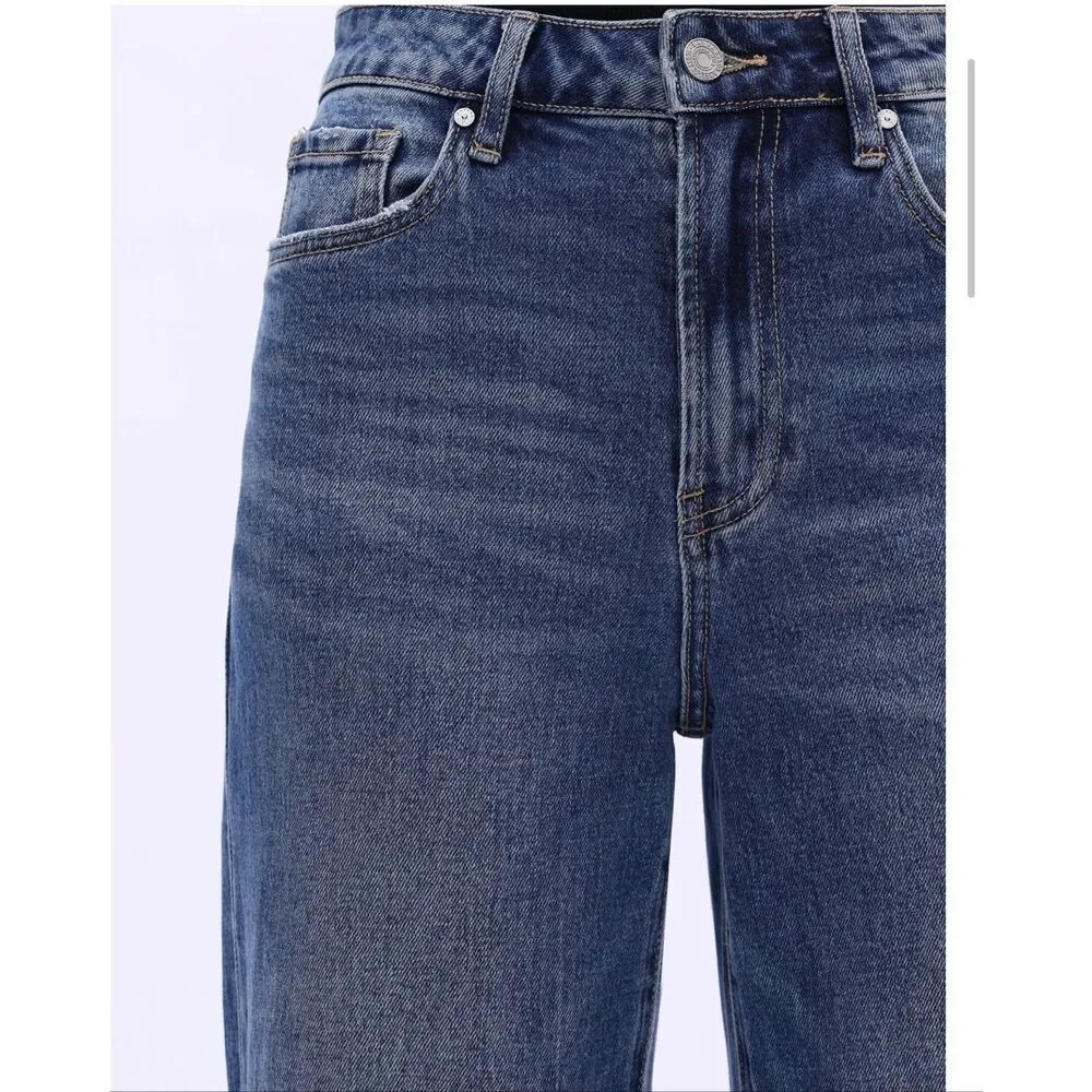 Bayea High Rise Straight Leg Jeans sz 31 NWOT